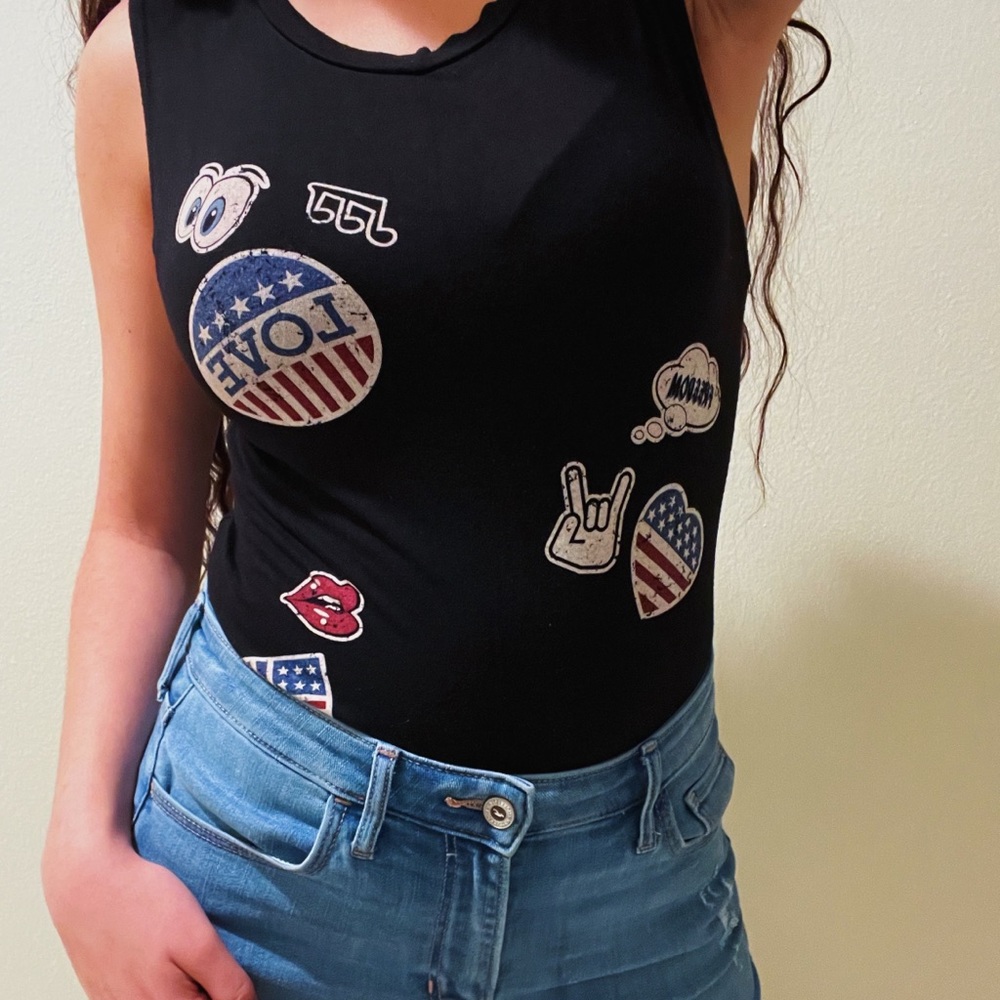 Graphic Fourth of July Tank Top